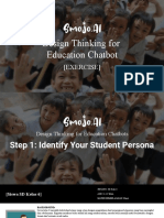 Design Thinking For Education Chatbot (EXERCISE)
