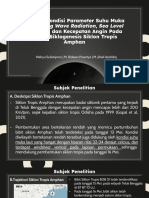 Analisis Kondisi Parameter Suhu Muka Laut, Long Wave Radiation, Sea Level Pressure, Dan Kecepatan Angin Pada Tahap Siklogenesis Siklon Tropis Amphan