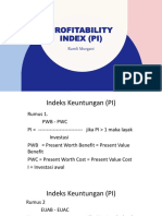P7 - Profitability Index (PI)