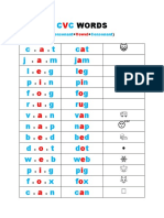 Reading Materials (Word Families)