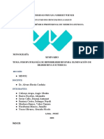 Monografía - Fisiopatología de Hiperbilirrubinemia - Eliminación de Bilirrubina e Ictericia