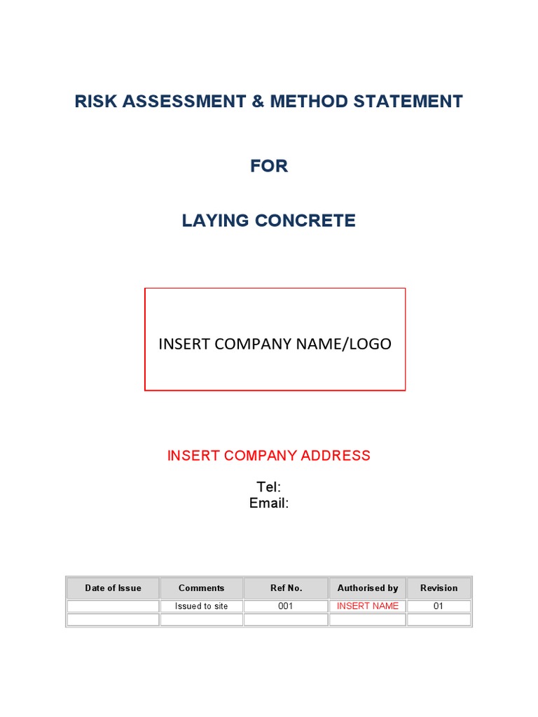 RAMS Laying Concrete | PDF | Personal Protective Equipment | Concrete
