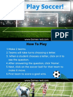 Soccer PPT Game Template