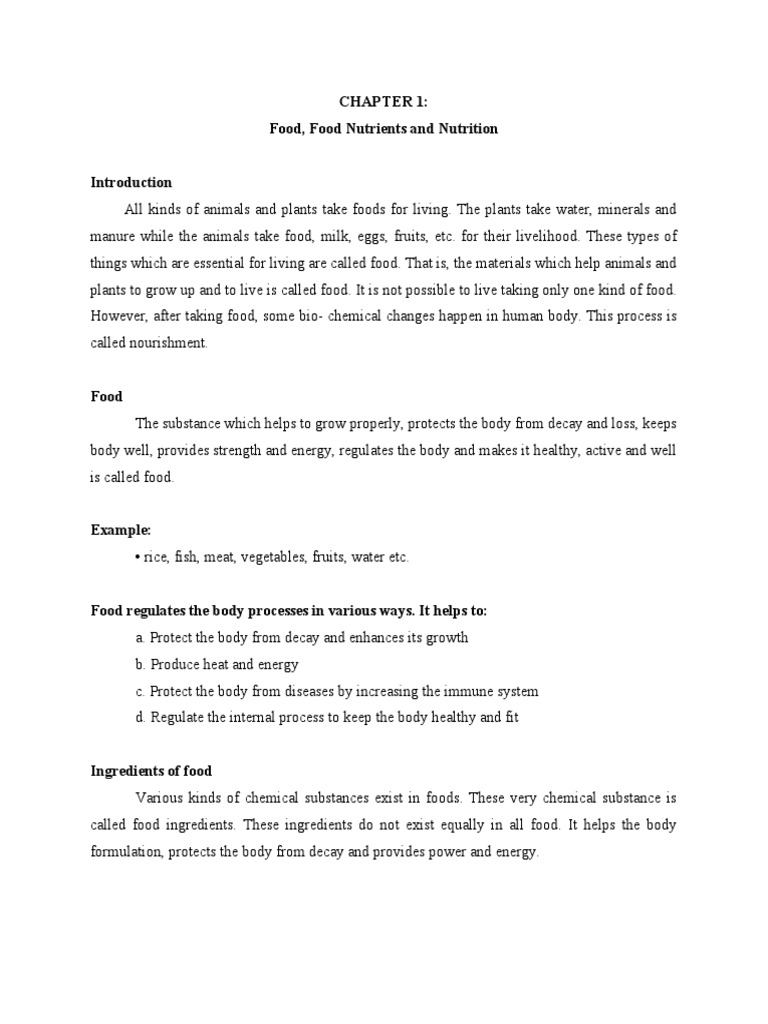 Understanding Food and Nutrition Basics | PDF | Carbohydrates | Foods