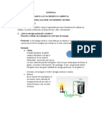 Energía potencial y cinética: globo y batería