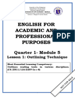 EAPP Q1 W5 Mod5 Outlining Technique