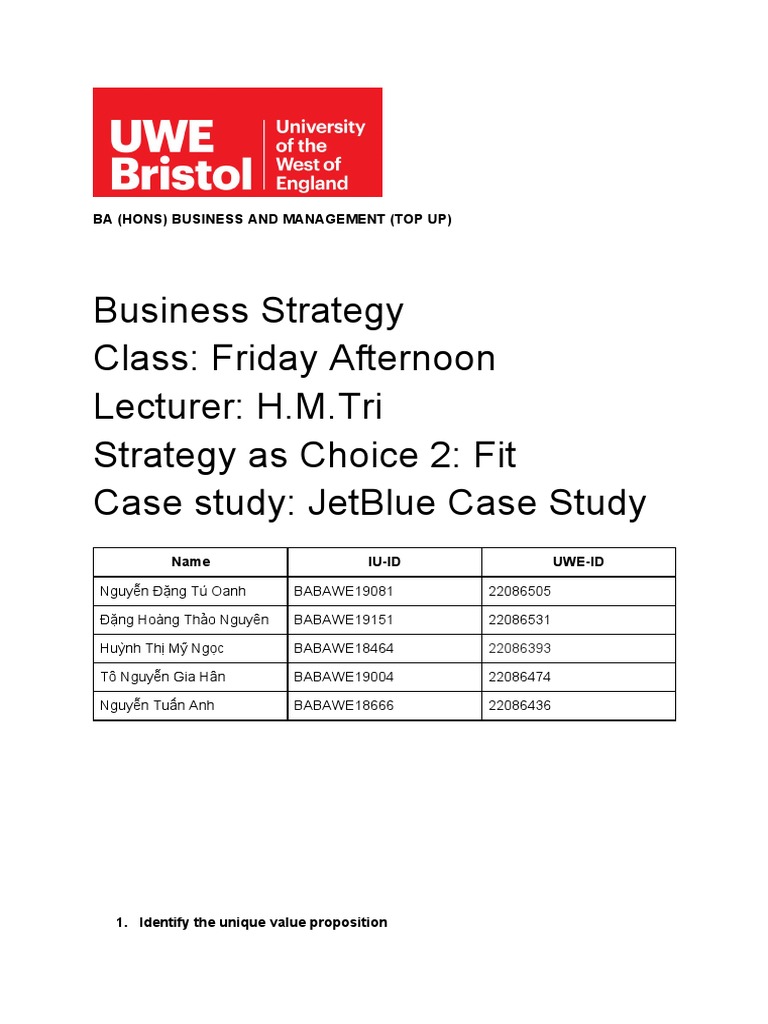 Bussiness Strategy Strategy As Choice 2 Friday Class Pdf