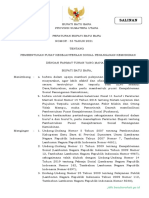 Perbup No 55 THN 2021 TTG Pembentukan Pusat Kesejahteraan Sosial Penanganan Kemiskinan