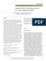 Revisão Das Variantes COVID-19 e Eficácia Da Vacina