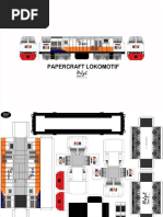 (Halzet) Papercraft Rel Dan Peron Kereta | PDF