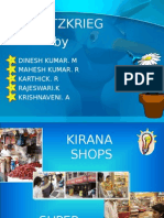 History and comparison of supermarkets and kirana shops in India