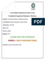 Reporte 4 Tabla de Propidades Tensión