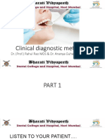 CONSERVATIVE DENTISTRY Clinical Diagnostic Methods 