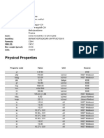 Propyne: Physical Properties and Temperature Dependent Data