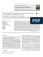 210Pb, 137Cs and 7be in The Sediments of Coastal Lakes On The Polish Coast Implications For Sedimentary Processes