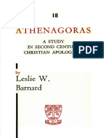 Athenagoras A Study in Second Century Christian Apologetic
