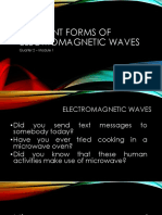 EM WAVES: COMPARING FORMS OF ELECTROMAGNETIC RADIATION