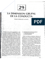 Dimensión Grupal de la Conducta