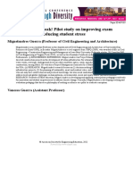 Give Me A Coffee Break Pilot Study On Improving Exam Performance and Reducing Student Stress