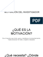 Motivacion Del Investigador