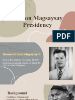 Ramon Magsaysay Presidency 2