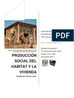 Produccion Social Del Habitat. Investigacion 1 Extension. MENDOZA NUÑEZ ELIHU