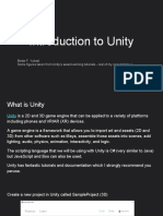 Introduction to Unity Game Engine Fundamentals