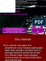 ILMU ALAMIAH DASAR