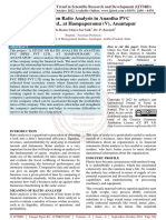 A Study On Ratio Analysis in Anantha PVC Pipes PVT LTD., at Hampapuramu V, Anantapur