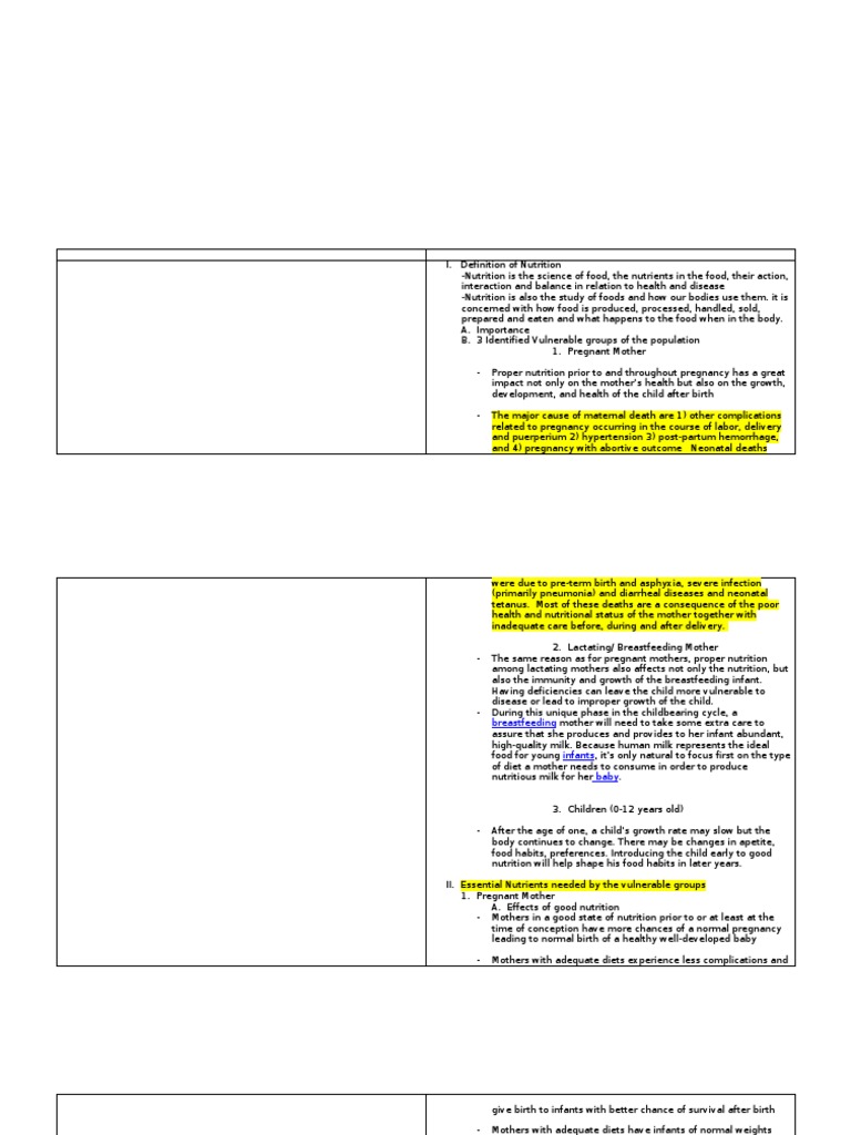 Lesson Plan Nutrition PDF Breastfeeding Breast Milk