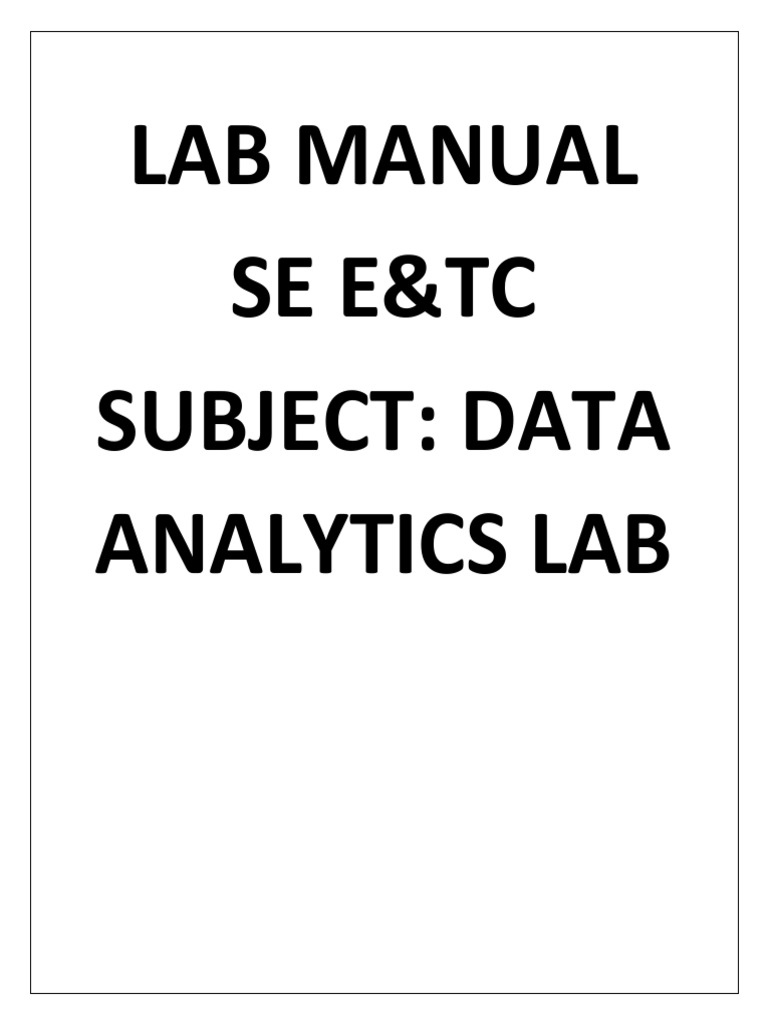 Data Analytics Lab | PDF | F Test | Analysis Of Variance