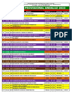 2023 Calendario Provisional Andaluz