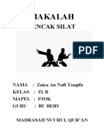 Pencak Silat: Makalah