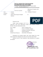 Surat Seleksi Calon Paskibra 2022