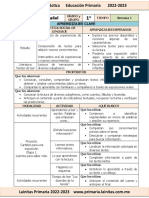 Octubre - 1er Grado Español (2022-2023)