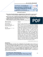 Niveau de Contamination de La Chair de Poulet Bicyclette (Gallus Gallus Domesticus) Par Les Hydrocarbures Aromatiques Polycycliques (Hap)