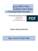 Tugas MPI3 Pelatihan Fasilitator Faktor Risiko PTM