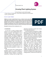 Efficiency of The Growing Plant Lighting System - Template