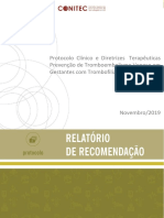 Relatorio Trombofilia Gestacional