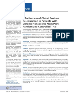 Effectiveness of Global Postural Re-education in Patients With Chronic Nonspecific Neck Pain. Randomized Controlled Trial
