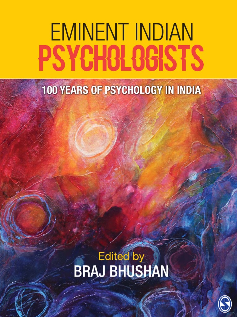 Eminent Indian Psychologists 100 Years of Psychology in India PDF
