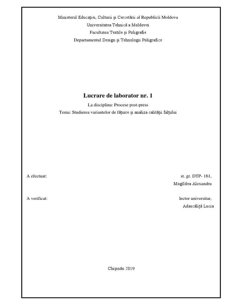Laborator 1 | PDF