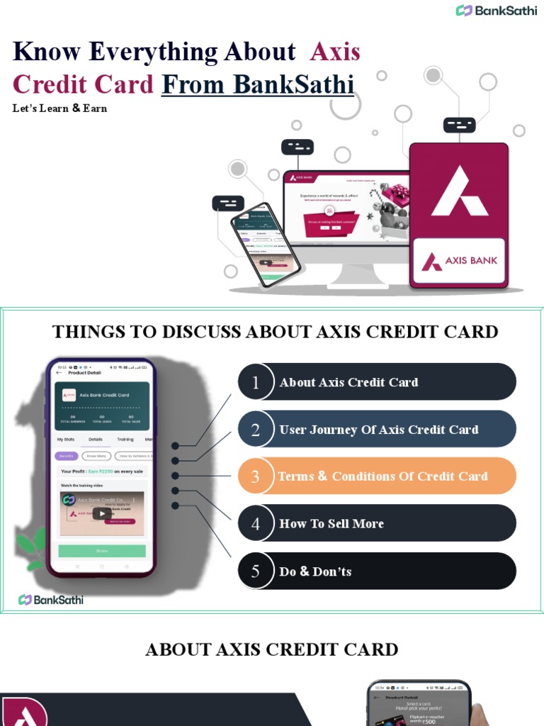 Axis Credit Card PDF