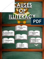 Causes of Illiteracy: Poverty to Blame