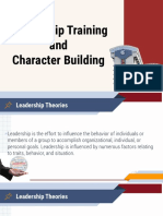 Leadership Training and Character Building