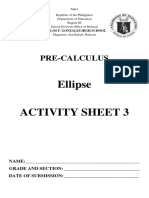 Activity Sheet Pre Calculus Week 3