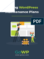 Selling WordPress Maintenance Plans