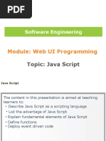 SEF WEB Session 6 JavaScript Basics