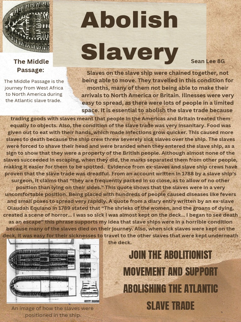 Abolish Slavery PDF Atlantic Slave Trade Slavery
