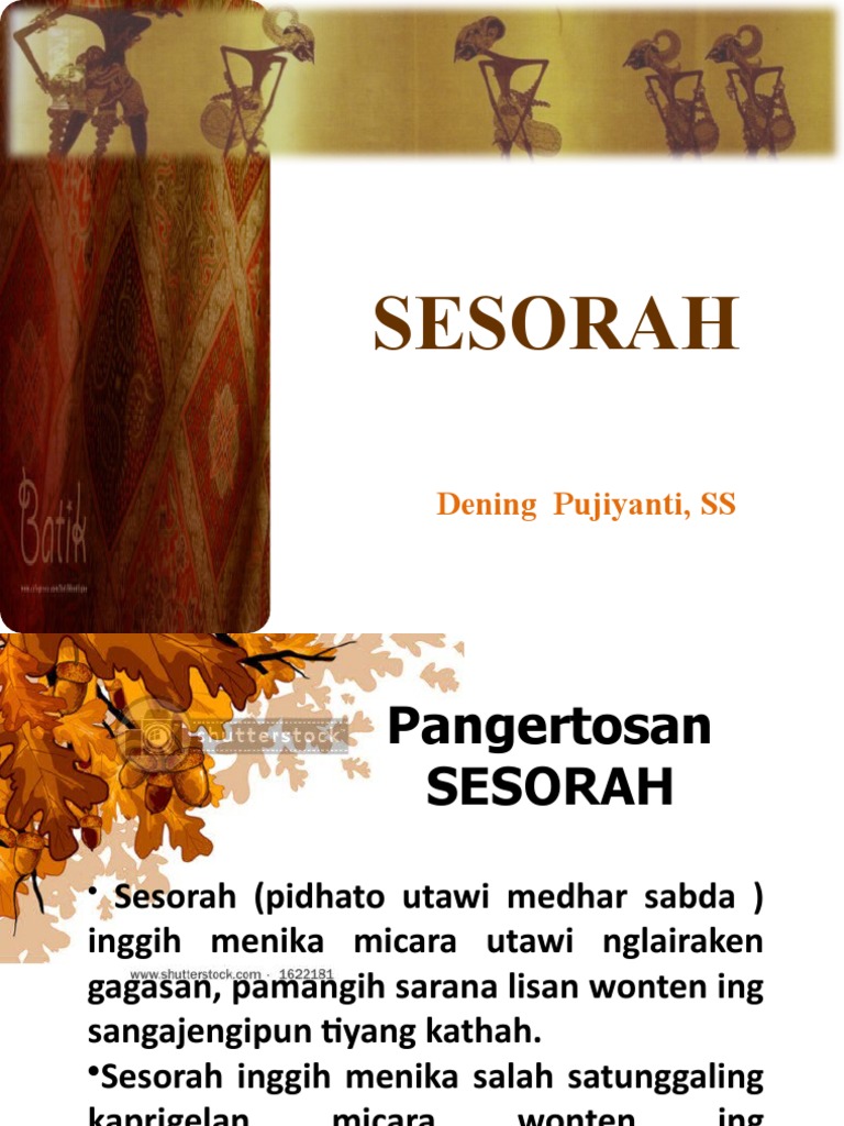 Materi Sesorah - Homecare24